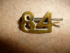 84th Battalion (Brantford) Shoulder Numeral
